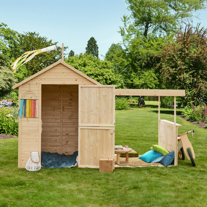 cabane enfant avec pergola