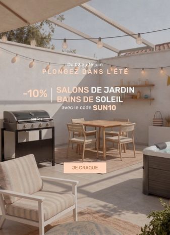 Push categorie -10 sur spas et barbecue