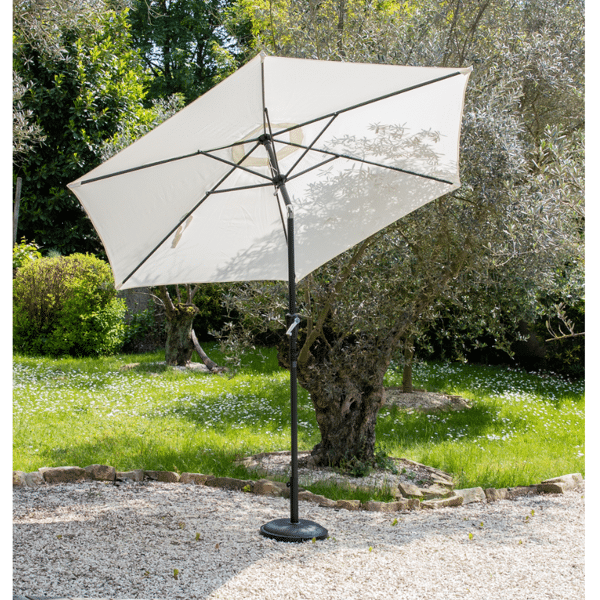 PARASOL DROIT CREME HAPPY GARDEN