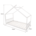 Letto in legno per bambini GASPARD 190x90cm