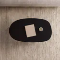 Mesa de centro em madeira maciça de manga preta 120cm