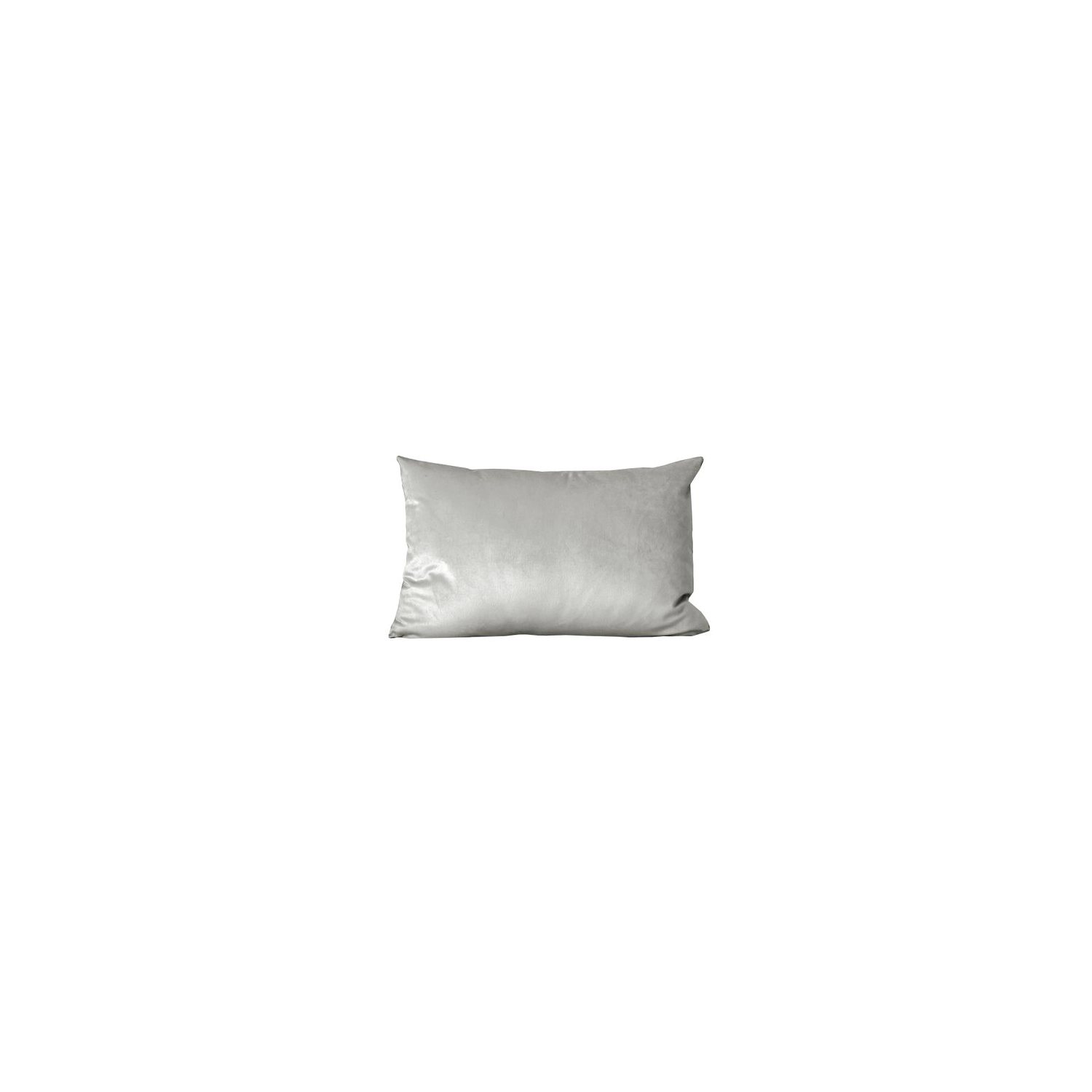 Cojín rectangular 30x50cm Nauru terciopelo gris