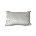 Cojín rectangular 30x50cm Nauru terciopelo gris