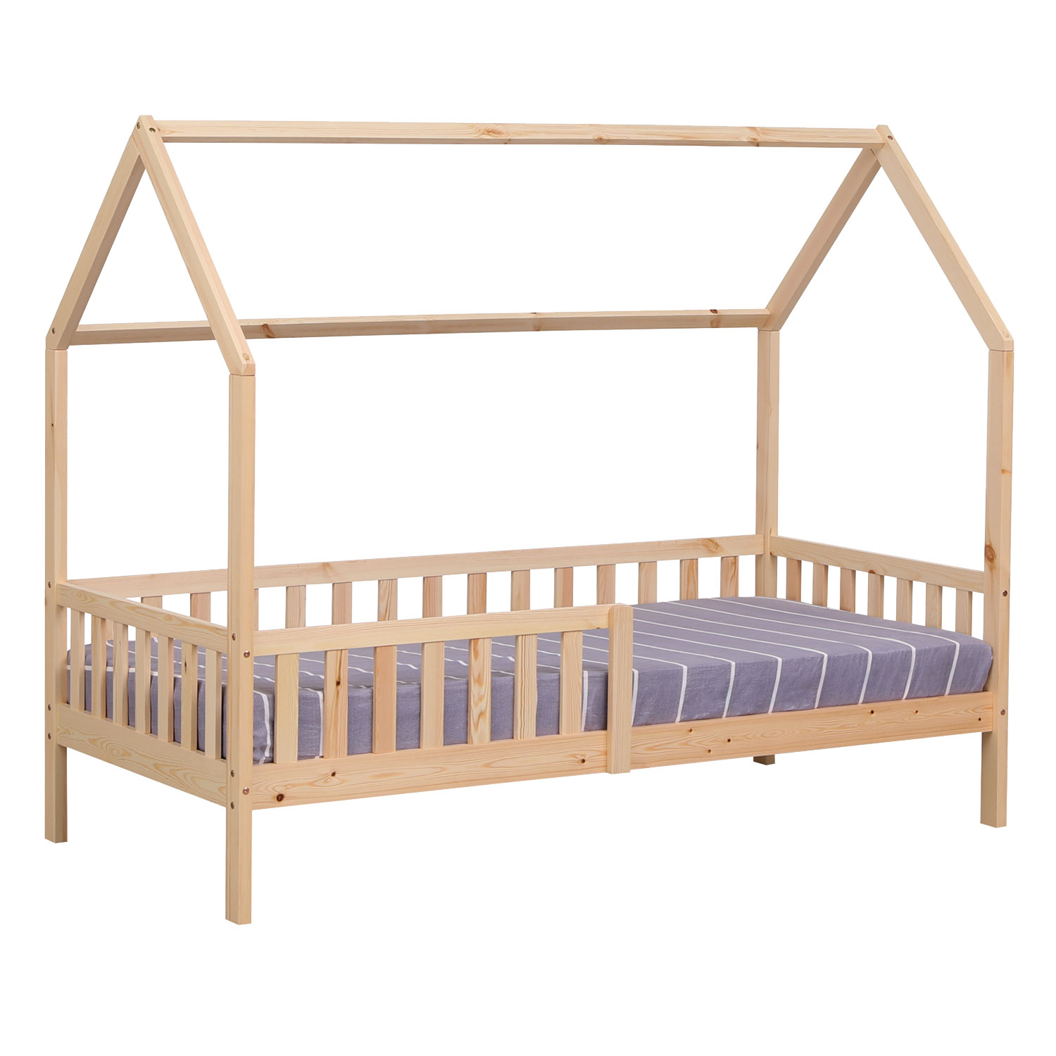 Lit cabane pour enfant 190x90cm en bois MARCEAU