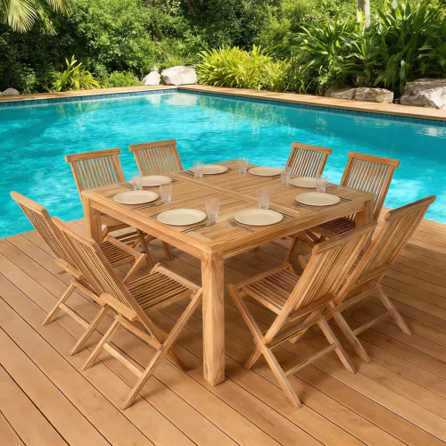 Teakhouten tuinmeubelen...