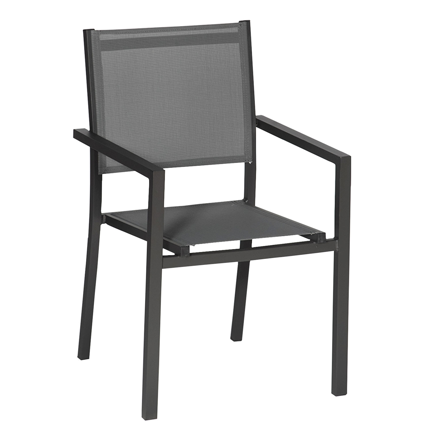 VENEZIA Verlengbare tuinset 180/300 in grijs textilene 10 zitplaatsen - aluminium antraciet