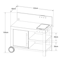 Cook'in Garden - Dressoir voor NOVA XL bakplaat