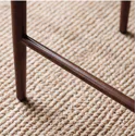 Set van 2 barkrukken in taupe gemêleerd en metaal met donker houteffect - Happy Garden