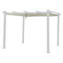 Lona beige de 2,54 x 2,58m para pérgola independiente 3 × 3m CASSIS