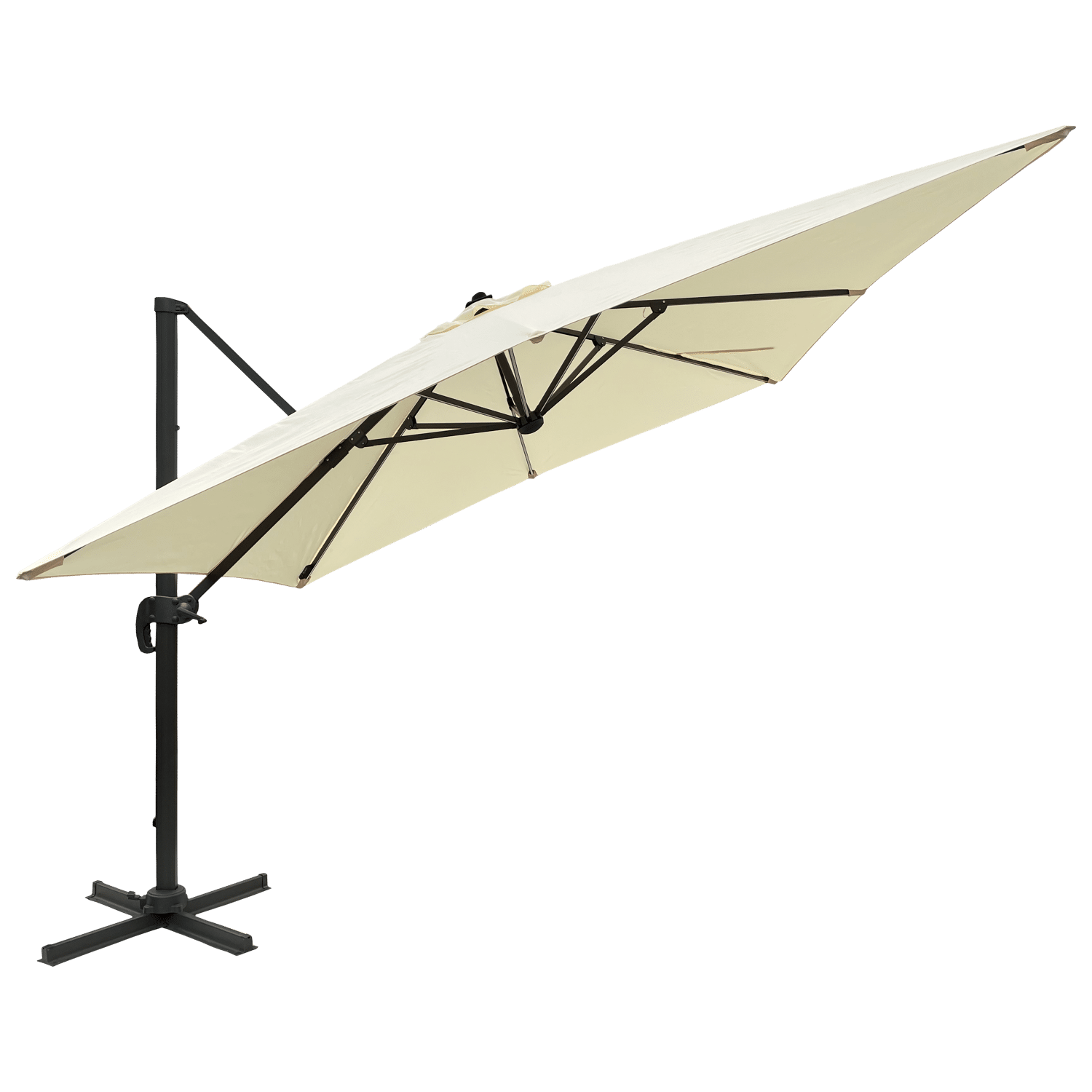 Tela per ombrellone sfalsato MOLOKAI quadrato 3x3m beige