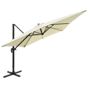Tela per ombrellone sfalsato MOLOKAI quadrato 3x3m beige
