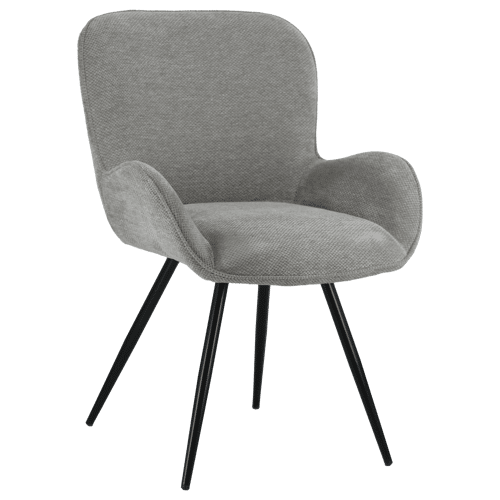 Cadeira EVA chenille cinzenta