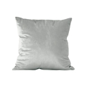 Cojín rectangular 45x45cm Nauru terciopelo gris