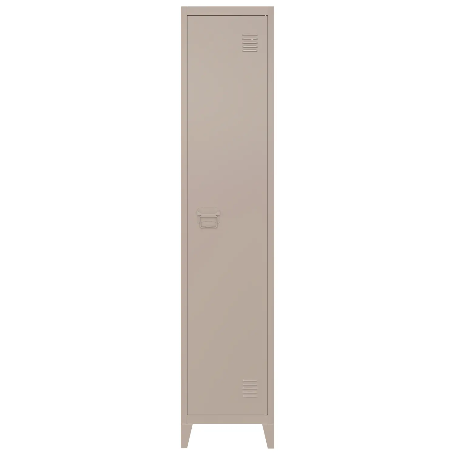 Armoire en métal 1 porte taupe
