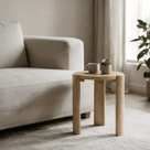 Mesa auxiliar de madera...