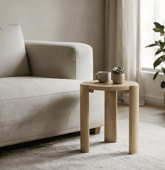 Table d'appoint en bois de...