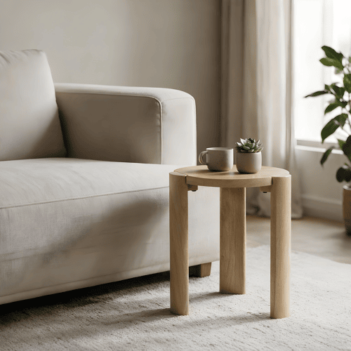 Table d'appoint en bois de...