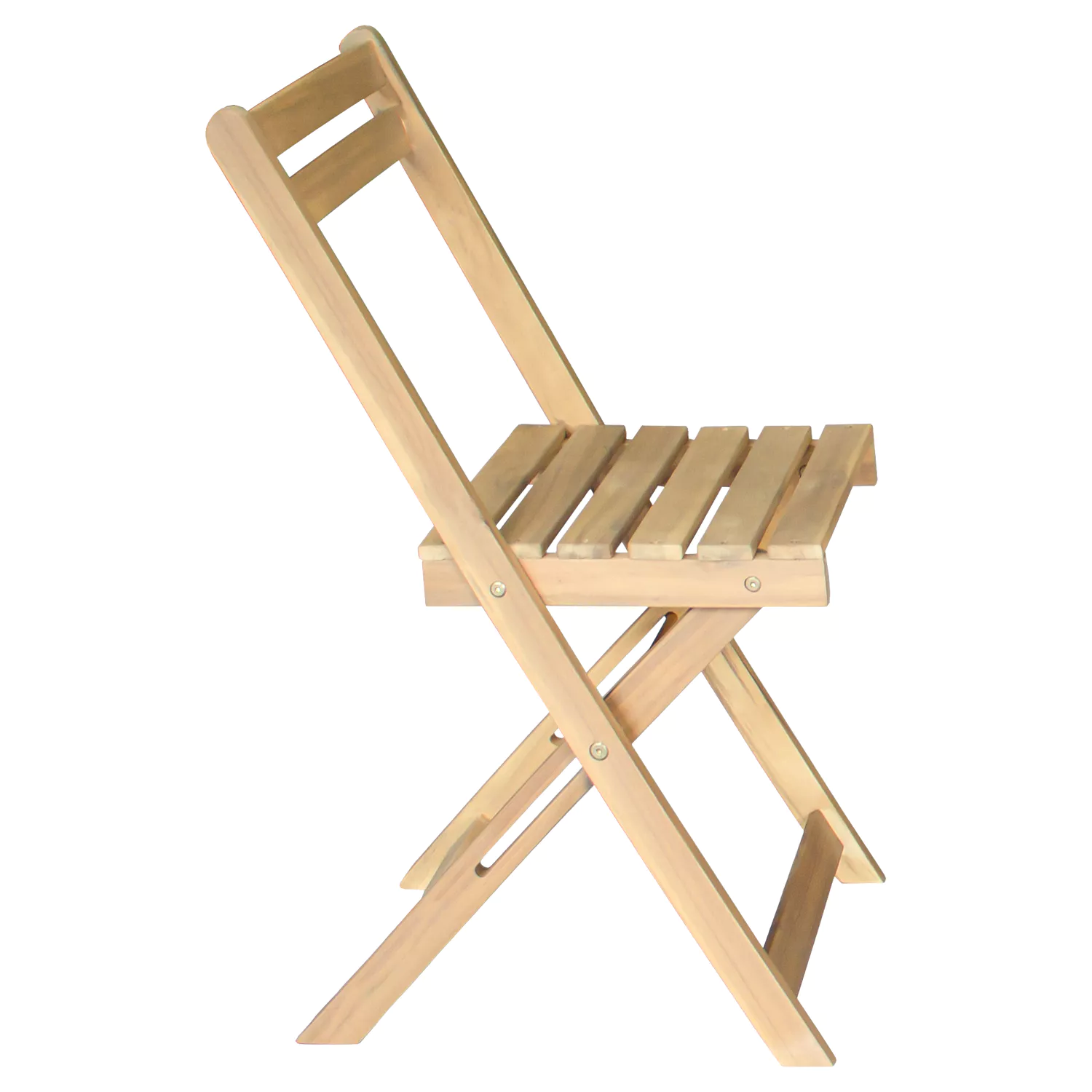 Set da tavolo e sedie per 2 posti in acacia e cuscini grigi BENAGIL