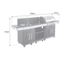 COOK'IN GARDEN - Modulaire buitenkeuken FIDGI 4