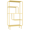 Console design en métal jaune