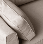 Canapé droit 3 places beige
