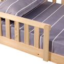 Lit cabane pour enfant 190x90cm en bois avec tiroirs MARCEAU