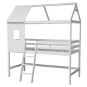 Mezzanine cama para crianças 190x90cm MARGOT branco