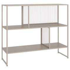 Taupefarbenes Metallregal...