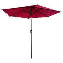  Gerader Sonnenschirm HAPUNA rund 2,70m Durchmesser fuchsia