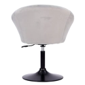 Tabouret de bar en velours gris GABIN