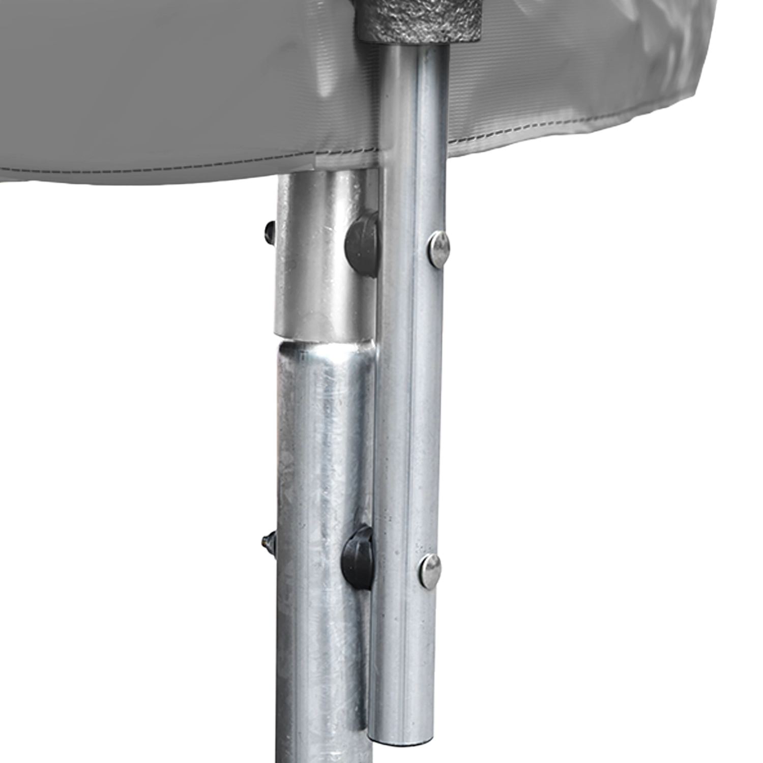 Premium Pack Trampolino 305cm reversibile grigio/rosa ADELAÏDE + rete, scala, copertura e kit di ancoraggio