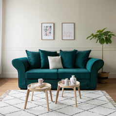 Canapé droit 3 places en...