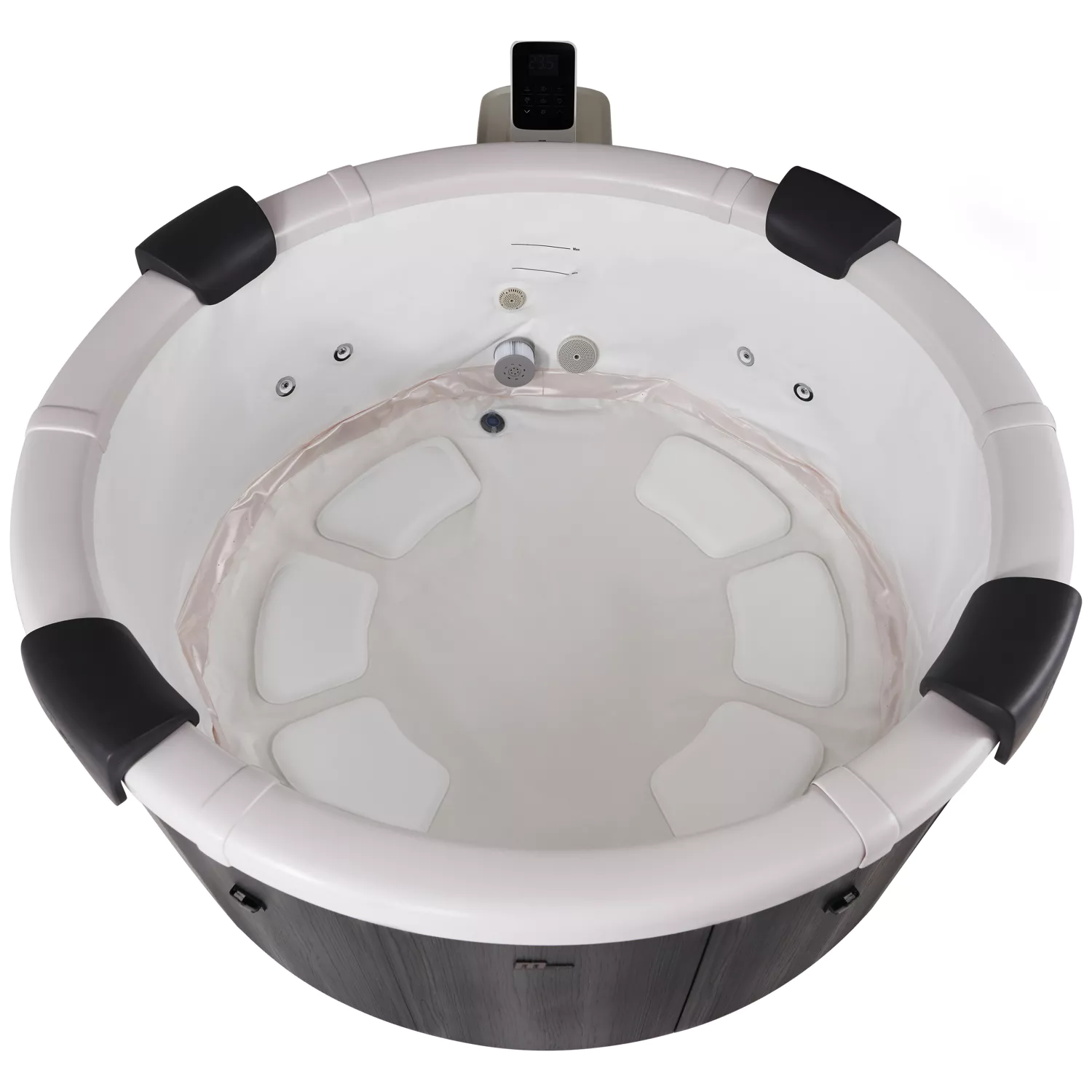 MSPA - Spa rigide connecté rond Ø 182cm DENVER - 6 places + 8 filtres