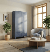 Armoire en métal 2 portes...