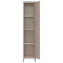 Armoire en métal 1 porte taupe