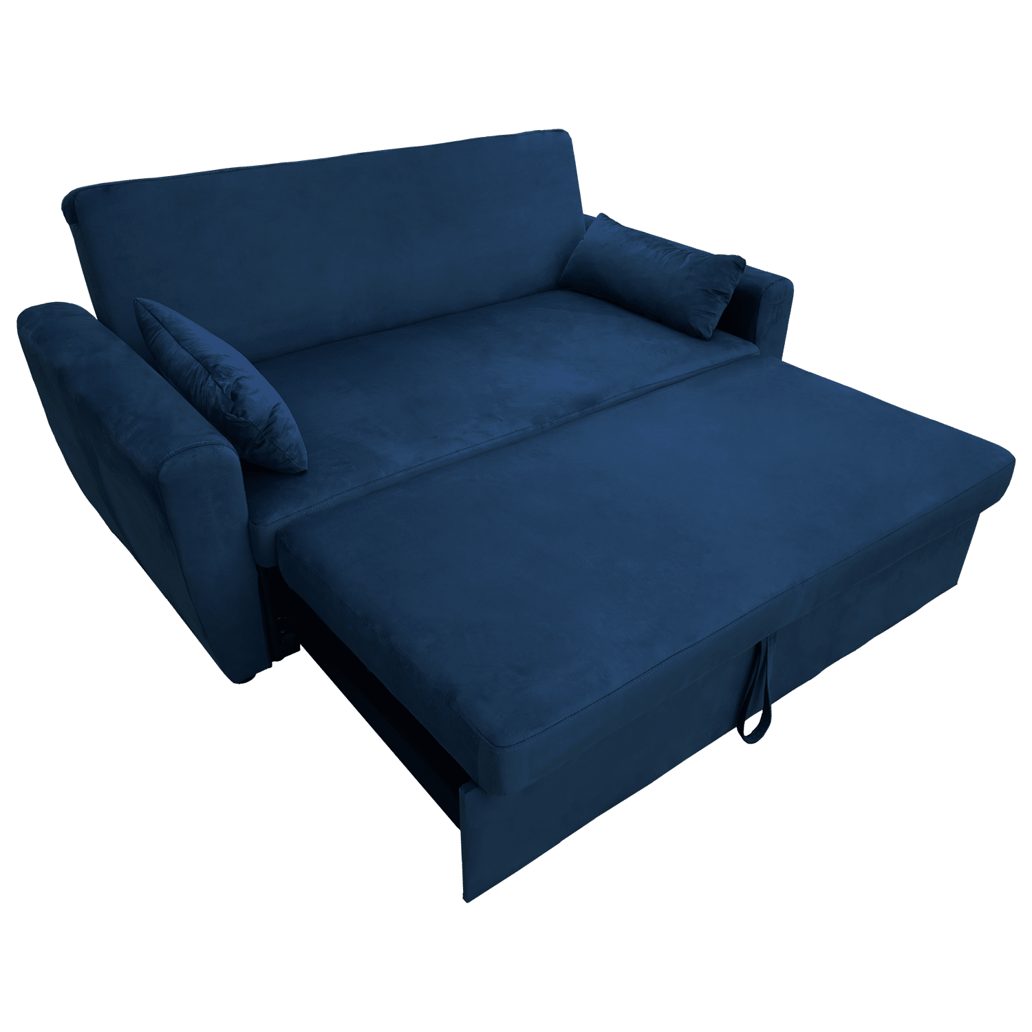 Blaues Samt-Couch-Sofa mit 2 Sitzplätzen MATT