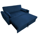 Blaues Samt-Couch-Sofa mit 2 Sitzplätzen MATT