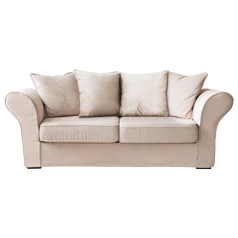 Canapé droit 3 places beige...