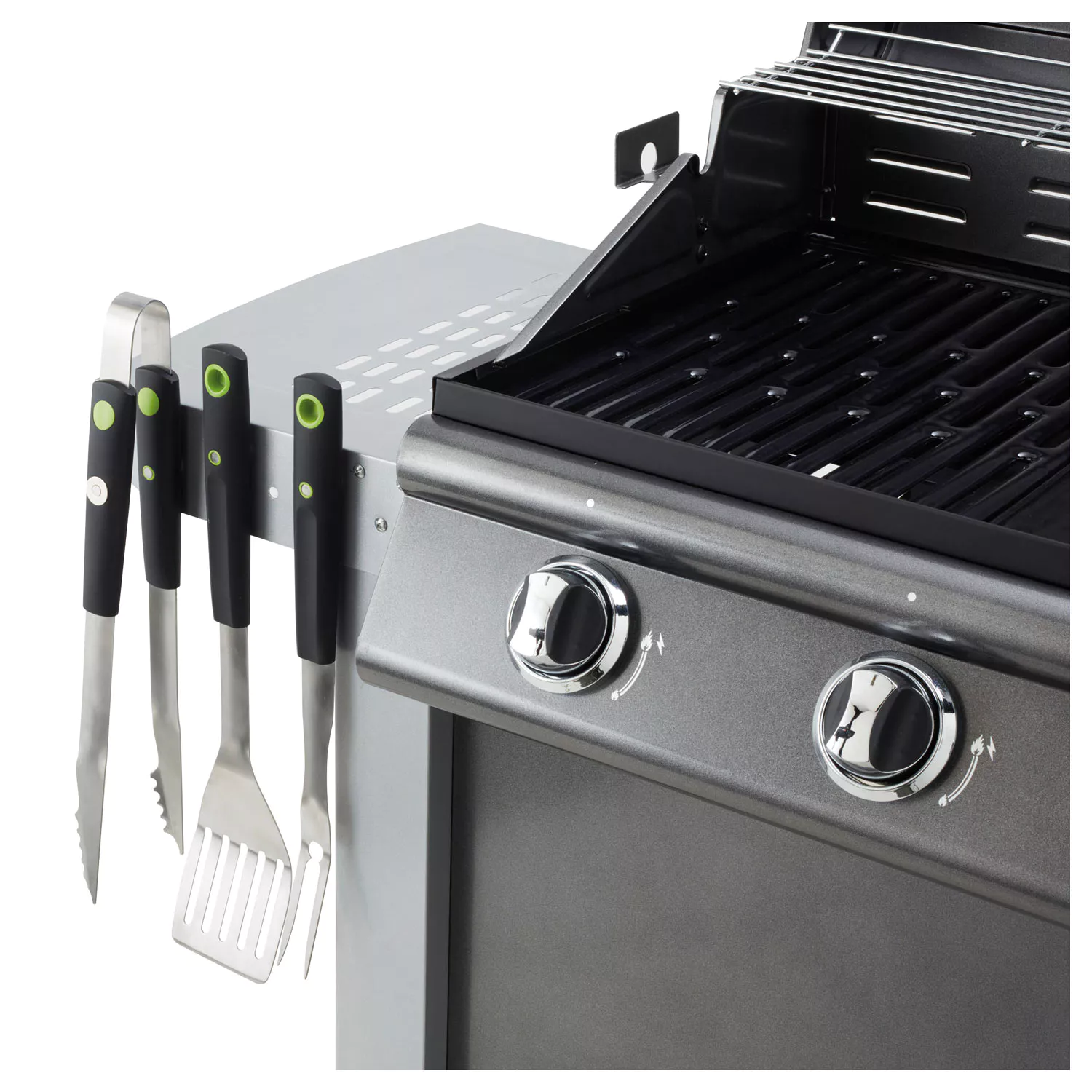 COOK'IN GARDEN - Juego de 3 accesorios magnéticos para barbacoa