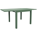 VENEZIA uitschuifbare tuinset 90/180 in saliegroen textilene 8-zits - saliegroen aluminium