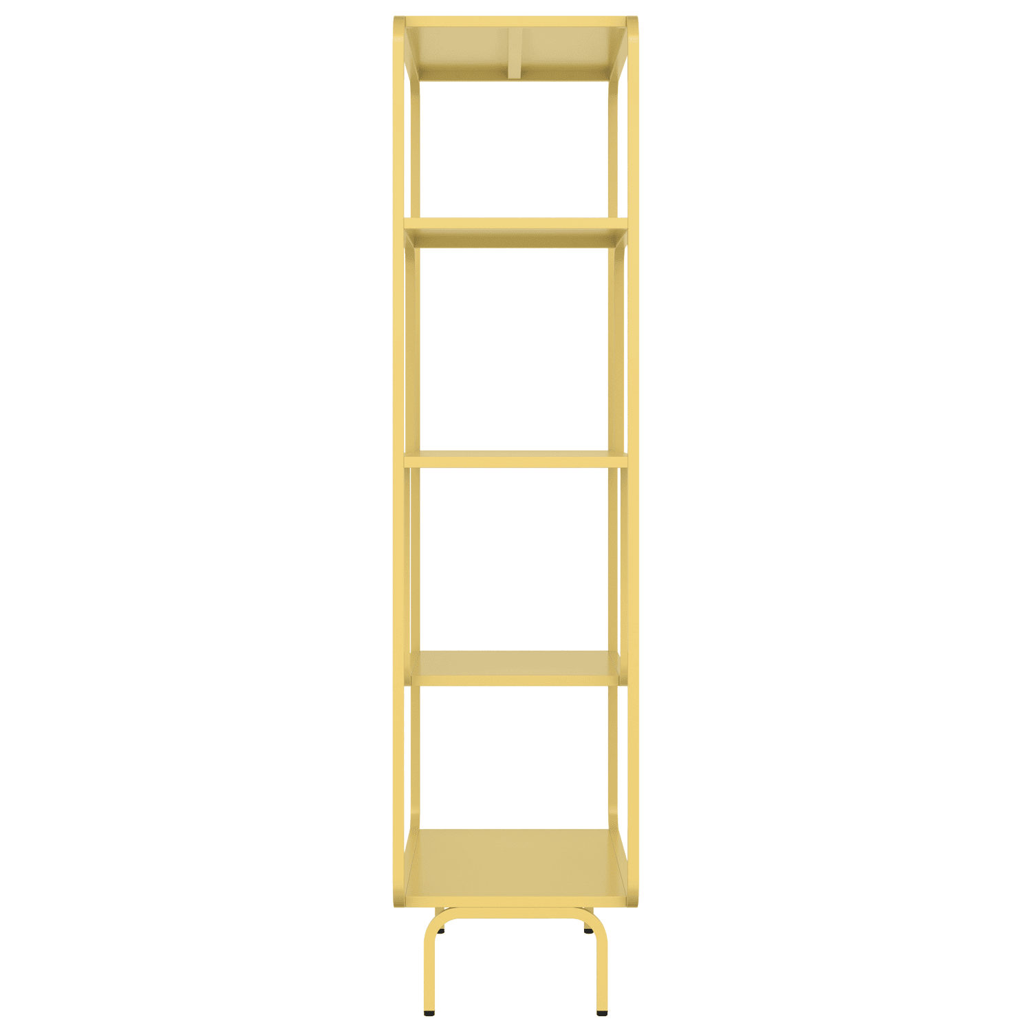 Console design en métal jaune