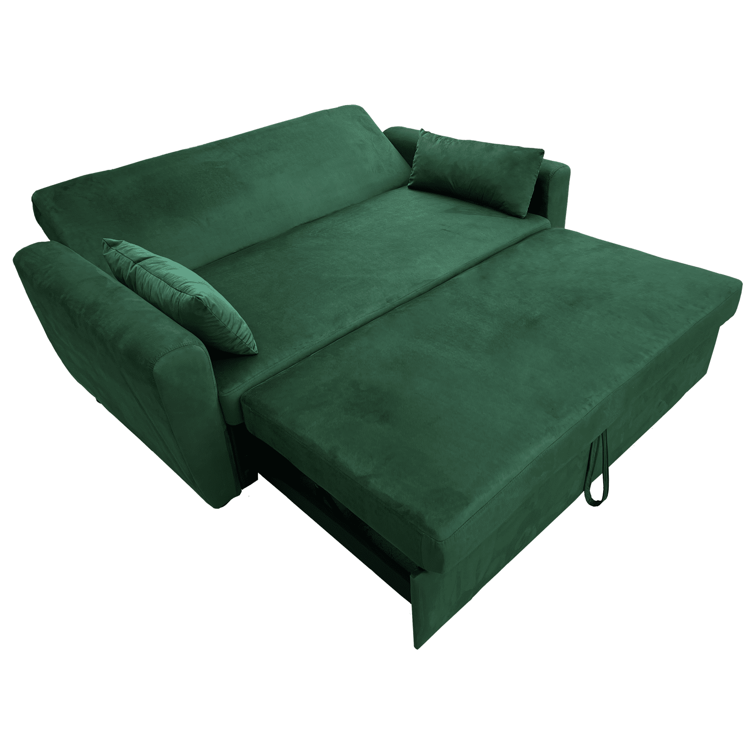 Grünes Samt-Couch-Sofa mit 2 Sitzplätzen MATT