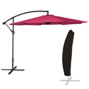 OAHU ombrellone rotondo 3,50m diametro fucsia + copertura