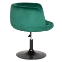 Tabouret de bar en velours vert NOLAN