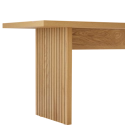 Ensemble table 180cm et 2 bancs style scandinave ALMA