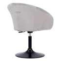 Tabouret de bar en velours gris GABIN