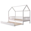 Letto per bambini 190x90cm bianco MARCEAU