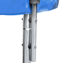 Pacote Premium Trampolim 305cm reversível azul / verde ADELAÏDE + rede, escada, cobertura e kit de ancoragem