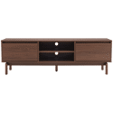 Meuble TV en bois foncé 160cm SARAH