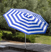 Parasol droit rond 2,70m de...